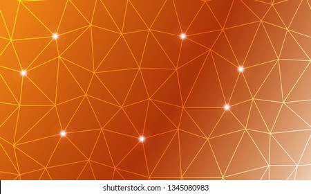 Template background with curved line. Triangles style. For interior wallpaper, smart design, fashion print. Vector illustration. Creative gradient color