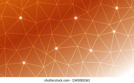 Template background with curved line. Triangles style. For interior wallpaper, smart design, fashion print. Vector illustration. Creative gradient color