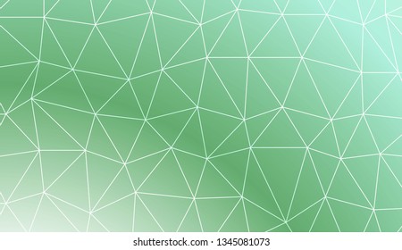 Template background with curved line. Triangles style. For interior wallpaper, smart design, fashion print. Vector illustration. Creative gradient color