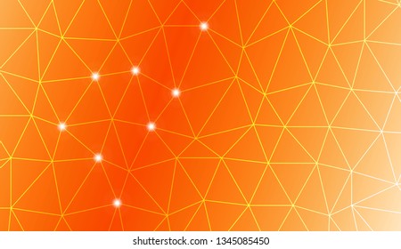 Template background with curved line. Triangles style. For interior wallpaper, smart design, fashion print. Vector illustration. Creative gradient color