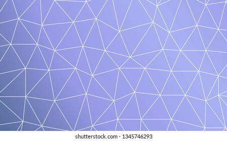 Template background with curved line. Triangles style. For interior wallpaper, smart design, fashion print. Vector illustration. Creative gradient color
