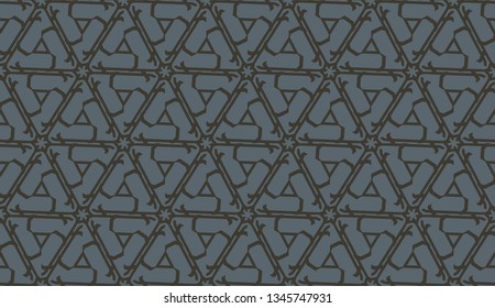 Template background with curved line. Triangles style. Vector illustration. For flyer, screen, business presentation
