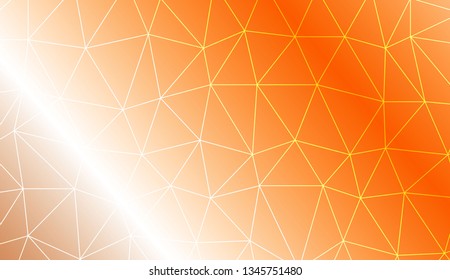 Template background with curved line. Triangles style. For interior wallpaper, smart design, fashion print. Vector illustration. Creative gradient color
