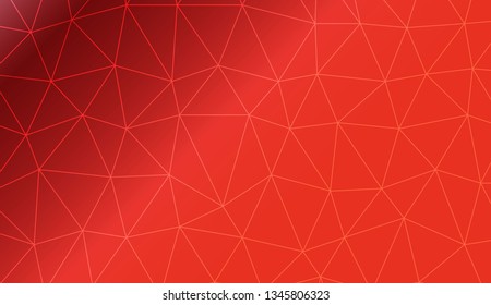 Template background with curved line. Triangles style. For interior wallpaper, smart design, fashion print. Vector illustration. Creative gradient color