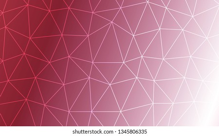 Template background with curved line. Triangles style. For interior wallpaper, smart design, fashion print. Vector illustration. Creative gradient color
