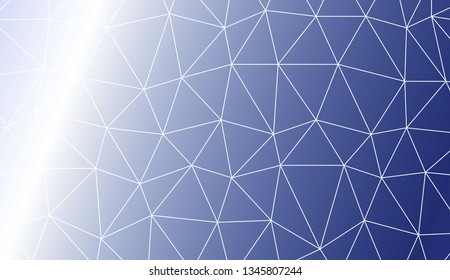 Template background with curved line. Triangles style. For interior wallpaper, smart design, fashion print. Vector illustration. Creative gradient color