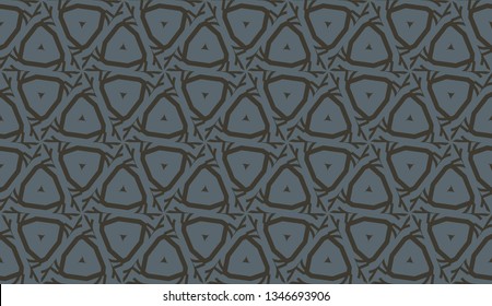 Template background with curved line. Triangles style. Vector illustration. For flyer, screen, business presentation