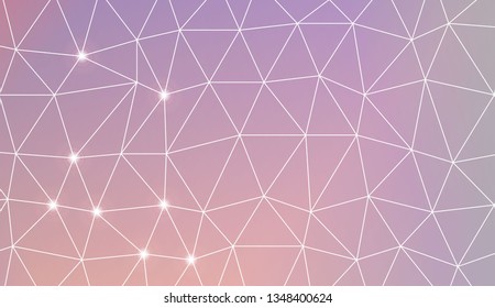 Template background with curved line. Triangles style. For your home interior wallpaper, fashion print. Vector illustration. Blurred Background, Smooth Gradient Texture Color