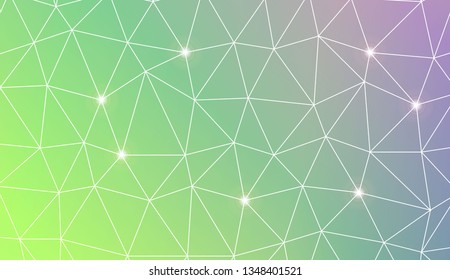 Template background with curved line. Triangles style. For your home interior wallpaper, fashion print. Vector illustration. Blurred Background, Smooth Gradient Texture Color