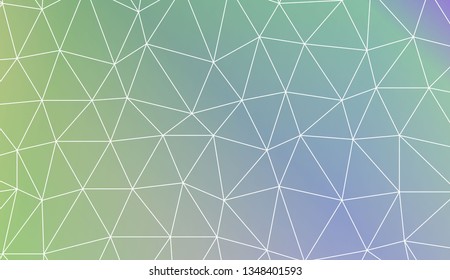 Template background with curved line. Triangles style. For your home interior wallpaper, fashion print. Vector illustration. Blurred Background, Smooth Gradient Texture Color