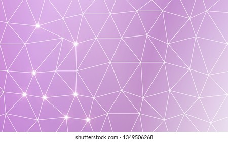 Template background with curved line. Triangles style. For interior wallpaper, smart design, fashion print. Vector illustration. Creative gradient color
