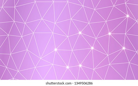 Template background with curved line. Triangles style. For interior wallpaper, smart design, fashion print. Vector illustration. Creative gradient color
