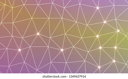 Template background with curved line. Triangles style. For your home interior wallpaper, fashion print. Vector illustration. Blurred Background, Smooth Gradient Texture Color