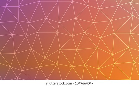 Template background with curved line. Triangles style. For your home interior wallpaper, fashion print. Vector illustration. Blurred Background, Smooth Gradient Texture Color