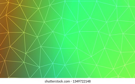 Template background with curved line. Triangles style. For your home interior wallpaper, fashion print. Vector illustration. Blurred Background, Smooth Gradient Texture Color