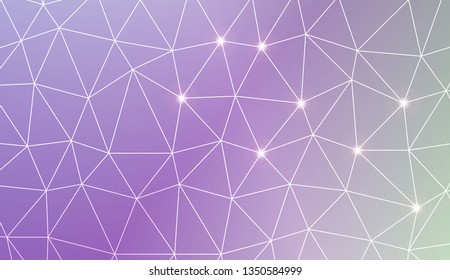 Template background with curved line. Triangles style. For interior wallpaper, smart design, fashion print. Vector illustration. Abstract Gradient Soft Colorful Background