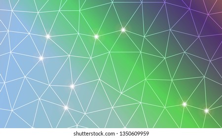 Template background with curved line. Triangles style. For your home interior wallpaper, fashion print. Vector illustration. Blurred Background, Smooth Gradient Texture Color