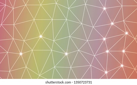 Template background with curved line. Triangles style. For your home interior wallpaper, fashion print. Vector illustration. Blurred Background, Smooth Gradient Texture Color