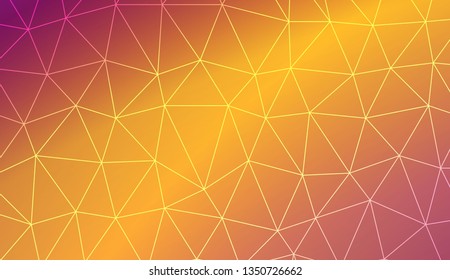 Template background with curved line. Triangles style. For your home interior wallpaper, fashion print. Vector illustration. Blurred Background, Smooth Gradient Texture Color