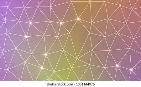 Template background with curved line. Triangles style. For your home interior wallpaper, fashion print. Vector illustration. Blurred Background, Smooth Gradient Texture Color