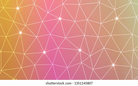 Template background with curved line. Triangles style. For your home interior wallpaper, fashion print. Vector illustration. Blurred Background, Smooth Gradient Texture Color