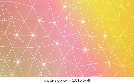 Template background with curved line. Triangles style. For your home interior wallpaper, fashion print. Vector illustration. Blurred Background, Smooth Gradient Texture Color