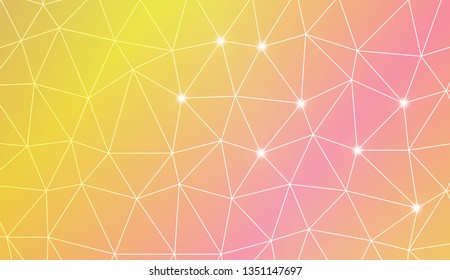 Template background with curved line. Triangles style. For your home interior wallpaper, fashion print. Vector illustration. Blurred Background, Smooth Gradient Texture Color