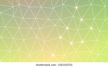 Template background with curved line. Triangles style. For your home interior wallpaper, fashion print. Vector illustration. Blurred Background, Smooth Gradient Texture Color
