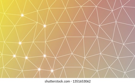 Template background with curved line. Triangles style. For your home interior wallpaper, fashion print. Vector illustration. Blurred Background, Smooth Gradient Texture Color