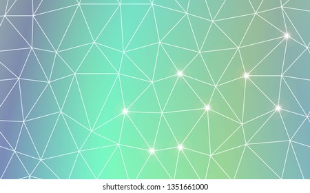 Template background with curved line. Triangles style. For your home interior wallpaper, fashion print. Vector illustration. Blurred Background, Smooth Gradient Texture Color