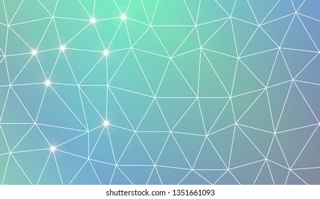 Template background with curved line. Triangles style. For your home interior wallpaper, fashion print. Vector illustration. Blurred Background, Smooth Gradient Texture Color