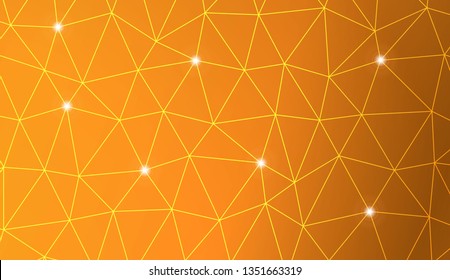 Template background with curved line. Triangles style. For interior wallpaper, smart design, fashion print. Vector illustration. Creative gradient color