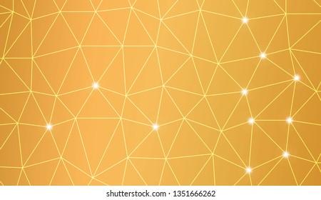 Template background with curved line. Triangles style. For interior wallpaper, smart design, fashion print. Vector illustration. Creative gradient color