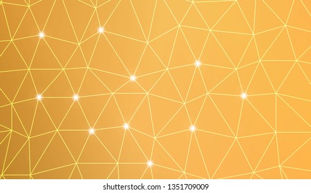 Template background with curved line. Triangles style. For interior wallpaper, smart design, fashion print. Vector illustration. Creative gradient color