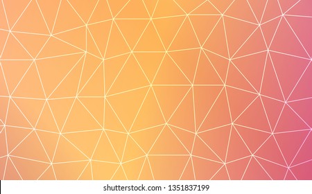 Template background with curved line. Triangles style. For interior wallpaper, smart design, fashion print. Vector illustration. Abstract Gradient Soft Colorful Background