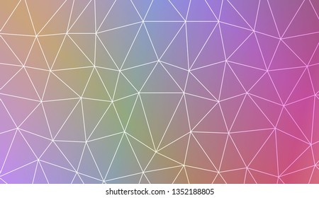 Template background with curved line. Triangles style. For your home interior wallpaper, fashion print. Vector illustration. Blurred Background, Smooth Gradient Texture Color