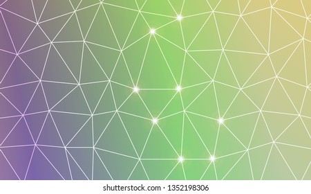 Template background with curved line. Triangles style. For your home interior wallpaper, fashion print. Vector illustration. Blurred Background, Smooth Gradient Texture Color