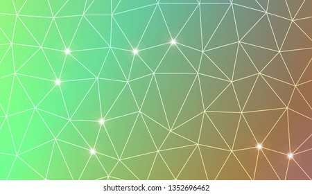 Template background with curved line. Triangles style. For your home interior wallpaper, fashion print. Vector illustration. Blurred Background, Smooth Gradient Texture Color