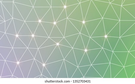 Template background with curved line. Triangles style. For your home interior wallpaper, fashion print. Vector illustration. Blurred Background, Smooth Gradient Texture Color