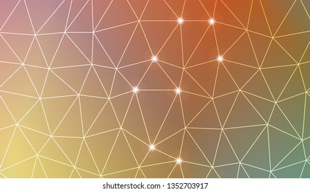 Template background with curved line. Triangles style. For your home interior wallpaper, fashion print. Vector illustration. Blurred Background, Smooth Gradient Texture Color