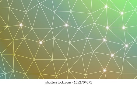 Template background with curved line. Triangles style. For your home interior wallpaper, fashion print. Vector illustration. Blurred Background, Smooth Gradient Texture Color