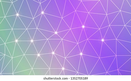 Template background with curved line. Triangles style. For your home interior wallpaper, fashion print. Vector illustration. Blurred Background, Smooth Gradient Texture Color