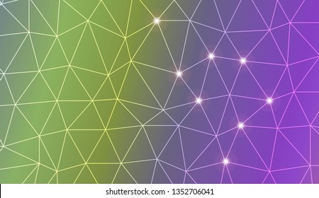Template background with curved line. Triangles style. For your home interior wallpaper, fashion print. Vector illustration. Blurred Background, Smooth Gradient Texture Color