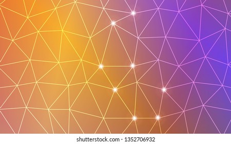Template background with curved line. Triangles style. For your home interior wallpaper, fashion print. Vector illustration. Blurred Background, Smooth Gradient Texture Color