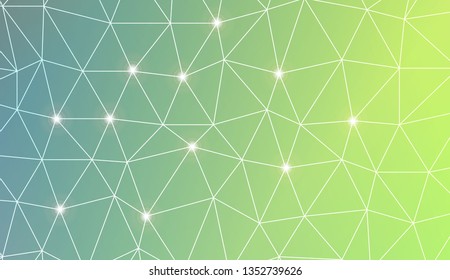 Template background with curved line. Triangles style. For your home interior wallpaper, fashion print. Vector illustration. Blurred Background, Smooth Gradient Texture Color