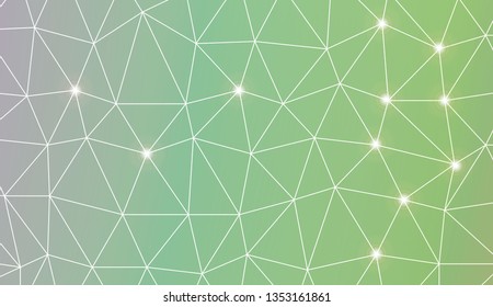 Template background with curved line. Triangles style. For your home interior wallpaper, fashion print. Vector illustration. Blurred Background, Smooth Gradient Texture Color