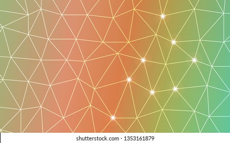 Template background with curved line. Triangles style. For your home interior wallpaper, fashion print. Vector illustration. Blurred Background, Smooth Gradient Texture Color