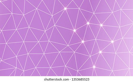 Template background with curved line. Triangles style. For interior wallpaper, smart design, fashion print. Vector illustration. Creative gradient color