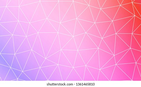 Template background with curved line. Triangles style. For interior wallpaper, smart design, fashion print. Vector illustration. Abstract Gradient Soft Colorful Background