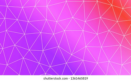 Template background with curved line. Triangles style. For interior wallpaper, smart design, fashion print. Vector illustration. Abstract Gradient Soft Colorful Background